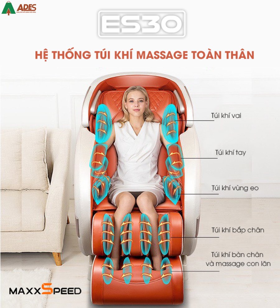 Ghe Massage Azaki Maxxspeed ES30 gia re